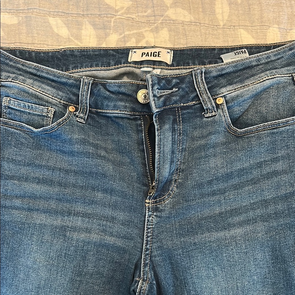 PAIGE Blue High Rise Jeans Classic Style
